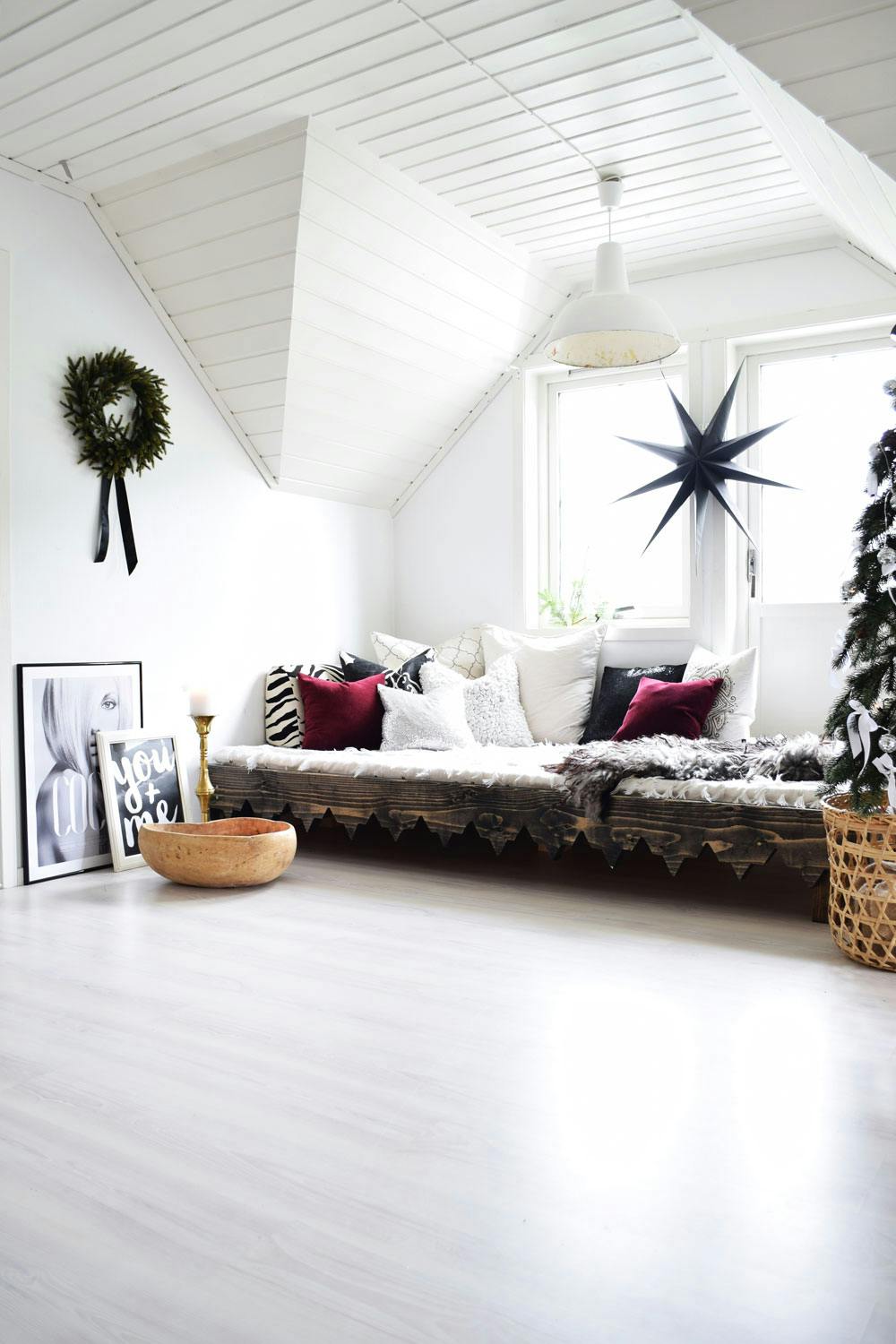 Svart julestemning Svart julestjerne